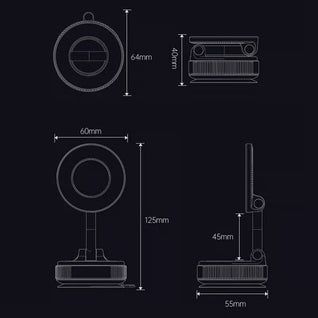 Universal 360° Magnetic Suction Phone Holder