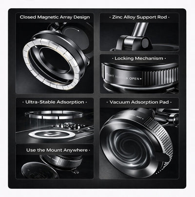Universal 360° Magnetic Suction Phone Holder