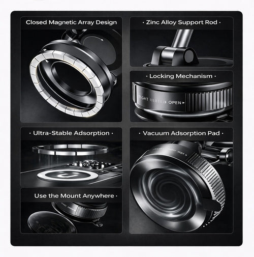 Universal 360° Magnetic Suction Phone Holder