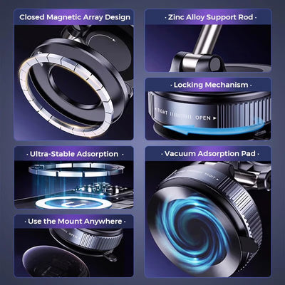 Universal 360° Magnetic Suction Phone Holder